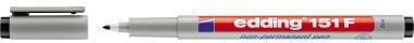 edding Folienschreiber 151 F 4-151001 non-permanent schwarz