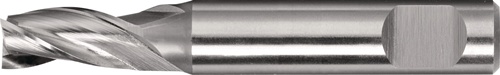 TECWERK Minibohrnutenfräser D.2mm HSS-Co8 Weldon Z.3 kurz