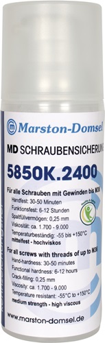 Schraubensicherung MD-5850K.2400 50g mf.hv.blau NSF S6 Pumpdosierer MARSTON