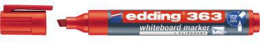 edding Whiteboardmarker 363 4-363002 1-5mm Keilspitze rot