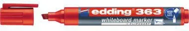 edding Whiteboardmarker 363 4-363002 1-5mm Keilspitze rot