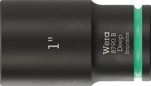 Steckschlüsseleinsatz 8790 B Impaktor Deep 3/8 Zoll 1 Zoll L.63mm WERA