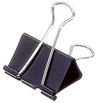 Soennecken Foldbackklemmer 1562 40x19mm schwarz 12 St./Pack.