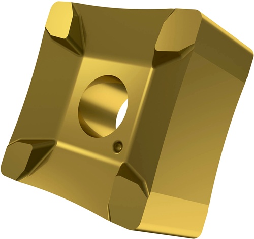 Scarfing-Schneideinsatz ISO SNMX 15-R60:6640 Radius 60mm MT-CVD beschicht. Gold