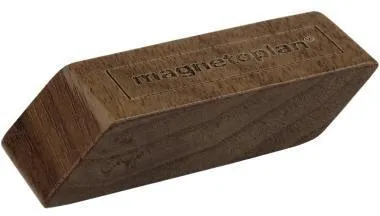 magnetoplan Holzmagnet 1665251 rechteckig Walnuß 4St.