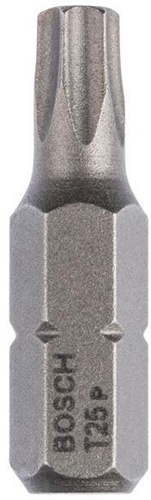 Bosch Schrauberbit Extra-Hart ISO1173 C6.3 T25 L.25mm 1/4Zoll-Außen-6kt 10erPack