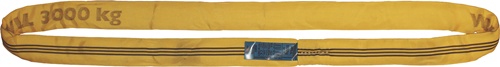 TECWERK Rundschlinge DIN EN 1492-2 Umfang 4m gelb Tragf.einf.3000kg