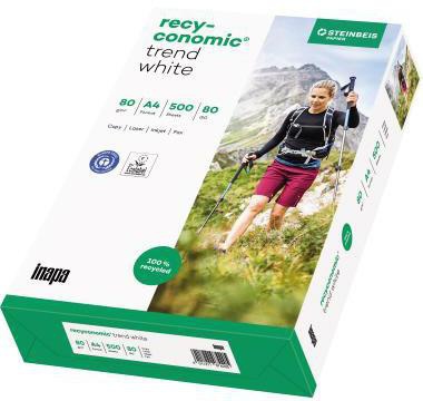 Recyconomic Papier Trend White A4 80g 2fach gelocht 500Bl