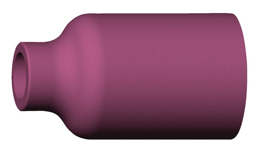 Keramische Gasdüse Gaslinsenausführung D.9,5mm L.42mm Einsatzgröße 6 A.BINZEL