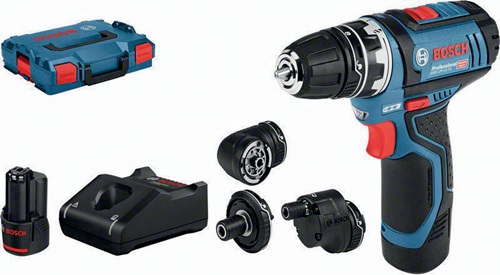 Bosch Akku-Bohrschrauber GSR 12V-15 FC Professional 12 V 2 Ah 1-10 mm