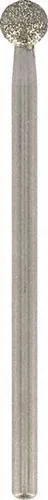 Bosch Fräser DREMEL® Arbeits-D.4,4mm Schaft-D.2,44mm diamantbestückt kugelförmig