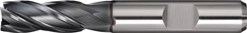 TECWERK Schaftfräser DIN 844 TypN D.6mm HSS-Co PM ALCRONA Weldon Z.4 kurz