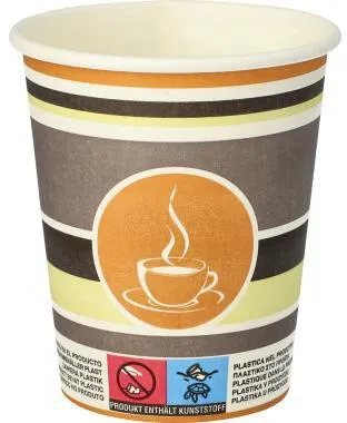 PAPSTAR Trinkbecher Coffee To Go 90128 0,2l braun 50 St./Pack.