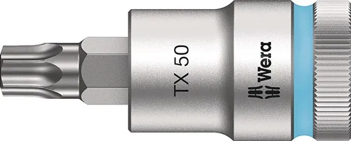 Steckschlüsseleinsatz 8767 C HF TORX® 1/2 Zoll T50 L.60mm WERA