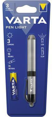 Varta Taschenlampe Pen Light 16611101421 LED Aluminium