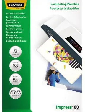 Fellowes Laminierfolie Impress 100 5351205 DIN A3 tr 100 St./Pack.