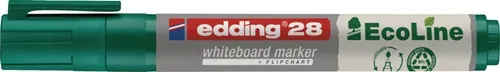 Whiteboardmarker 28 EcoLine grün Strich-B.1,5-3mm Rundspitze EDDING