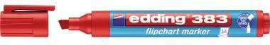 edding Flipchartmarker 383 4-383002 1-5mm Keilspitze rot