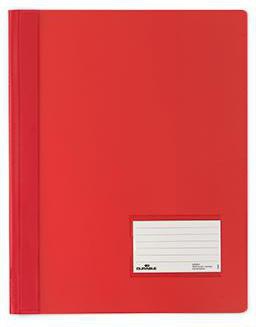 DURABLE Schnellhefter DURALUX 268003 DIN A4 Hartfolie rot