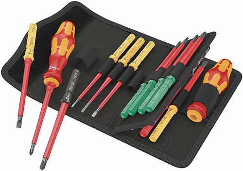 Schraubendrehersatz 17-tlg.univ.1 Tool Finder WERA