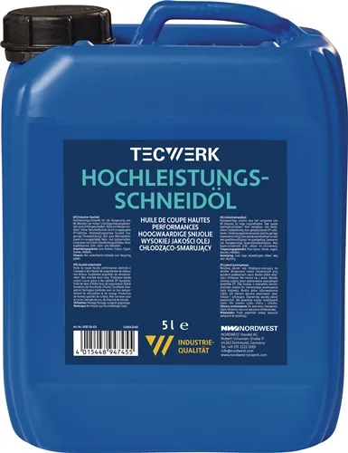 TECWERK Hochleistungsschneidöl 5l Kanister