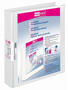 Veloflex Präsentationsringbuch VELODUR 4147190 DIN A4 weiß