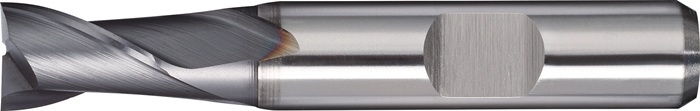 Bohrnutenfräser DIN 327D TypN D.12mm HSS-Co8 TiCN Weldon Z.2 kurz TECWERK