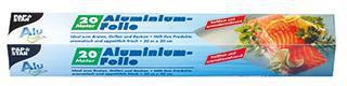 PAPSTAR Aluminiumfolie 14020 30cmx20m 0,011mm silber