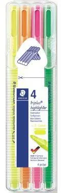 STAEDTLER Textmarker triplus 362 4er Etui (ge pi or gn)