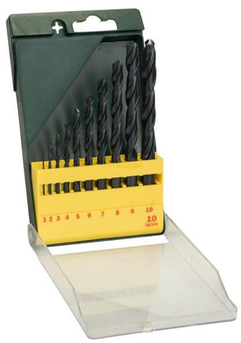 Bosch Metallbohrer-Set HSS-R 10tlg. D.1-10mm
