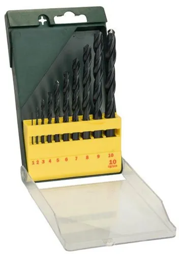 Bosch Metallbohrer-Set HSS-R 10tlg. D.1-10mm