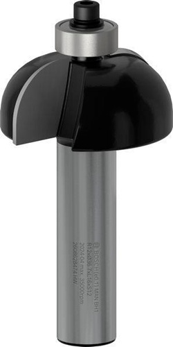 Bosch Hohlkehlfräser Arbeits-L.16mm D.36,7mm L.70mm Radius 12mm Schaft 12mm