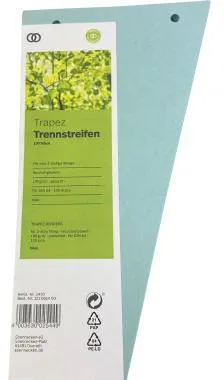 Soennecken Trennstreifen oeco 1430 12,5/6,5x24cm blau 100St.