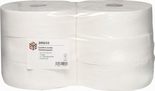Toilettenpapier ELOclean Comfort Jumbo 2-lag.ELOS