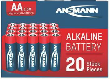 ANSMANN Batterie 5015548 Alkaline Mignon AA LR6 20St.