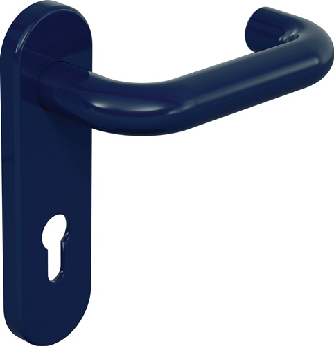 Kurzschildgarnitur 111R01.110 50 Ku.50 PZ rd Drückergrt.HEWI
