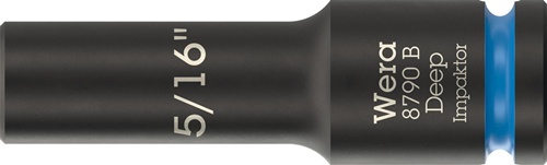 Steckschlüsseleinsatz 8790 B Impaktor Deep 3/8 Zoll 5/16 Zoll L.63mm WERA