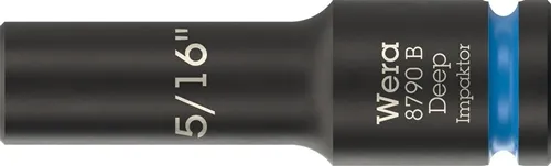 Steckschlüsseleinsatz 8790 B Impaktor Deep 3/8 Zoll 5/16 Zoll L.63mm WERA