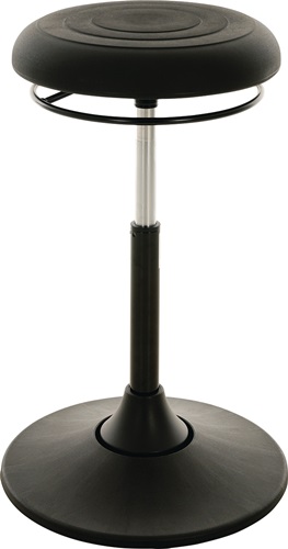 Drehhocker Kunststoff-Tellerfuß PU-Schaum schwarz Sitz-H.510-700mm LOTZ