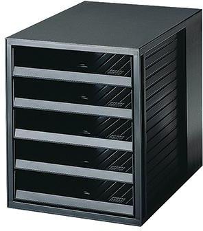 HAN Schubladenbox KARMA 14018-13 5Schubfächer Recycling öko-sw