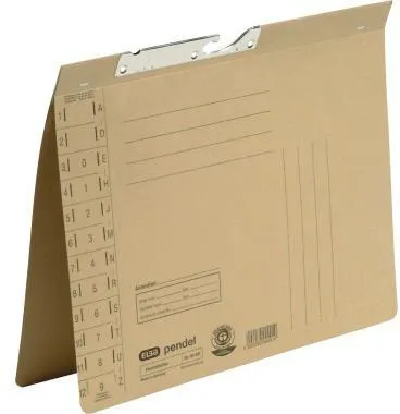 ELBA Pendelhefter 100560106 DIN A4 230g kfm. Heftung RC Karton braun