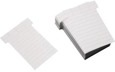 Ultradex T-Karte 542158 60x85mm weiß 100 St./Pack.