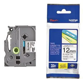 Brother Schriftbandkassette TZE231 12mmx8m laminiert sw auf ws