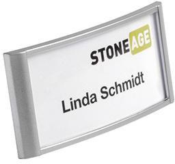 DURABLE Namensschild CLASSIC 854223 34x75mm Magnet si 10 St./Pack.