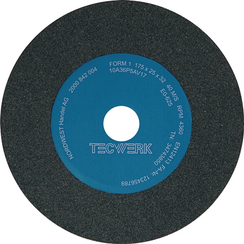 Schleifbockscheibe Ø175xB25x32mm 36 Form A NK TECWERK