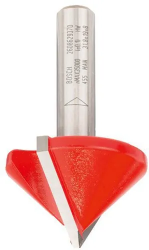 Bosch V-Nutfräser Expert for Wood Arbeits-L.19mm D.31,8mm L.51mm Schaft 8mm