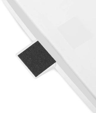 Rubbermaid Abfallbehälter Defender FGST12EPLWH 45l weiß