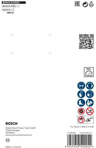 Bosch Diamanttrennscheibe Expert MultiMaterial X-LOCK Segment-H.12mm Schnitt-B.2,4mm 