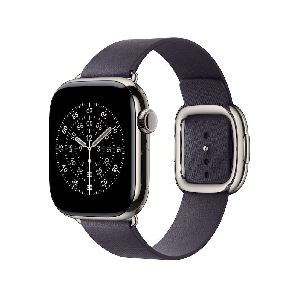 Apple Armband mit moderner Schließe, Silbergrau, 42mm (Series 10/11), Medium