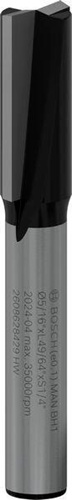 Bosch Nutfräser Arbeits-L.19,5mm D.8mm L.51mm Schaft 1/4Zoll